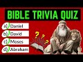 The ultimate bible quiz 3 rounds 3 levels 30 questions