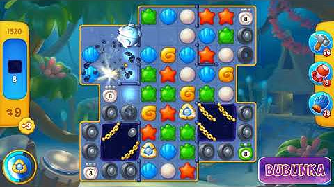 Fishdom level 1520 HD