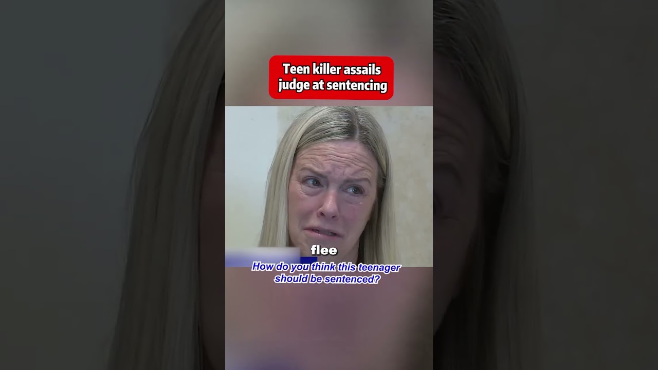 Teen killer assails judge at sentencing #courtrooms  #prions #crime #news  #fyp