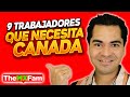 CANADA NECESITA ESTOS TRABAJADORES YA!🇨🇦 9 IN-DEMAND JOBS IN CANADA