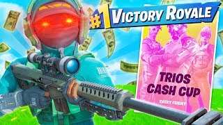 I'M THE BEST SNIPER IN FORTNITE! (Trio Cash Cup)