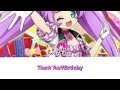 2024年-今年的生日歌:プリパラ 歌曲 《Thank You&hearts;︎Birthday》真中らあら(cv.茜屋日海夏)
