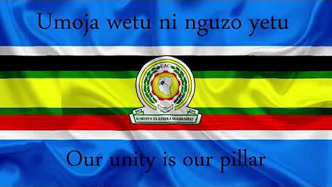 East African Anthem English & Swahili lyrics "Jumuiya Afrika Mashariki"