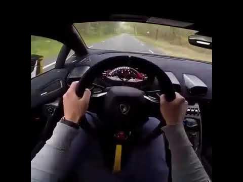За рулем Lamborghini Aventador