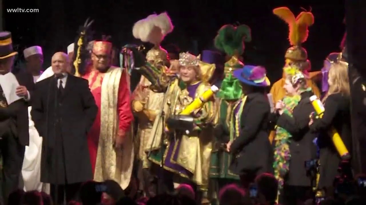 King of Zulu and Rex meet at riverfront on Lundi Gras