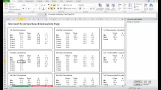 Tutorial - Setting up an Excel Dashboard - Duplicating Widgets