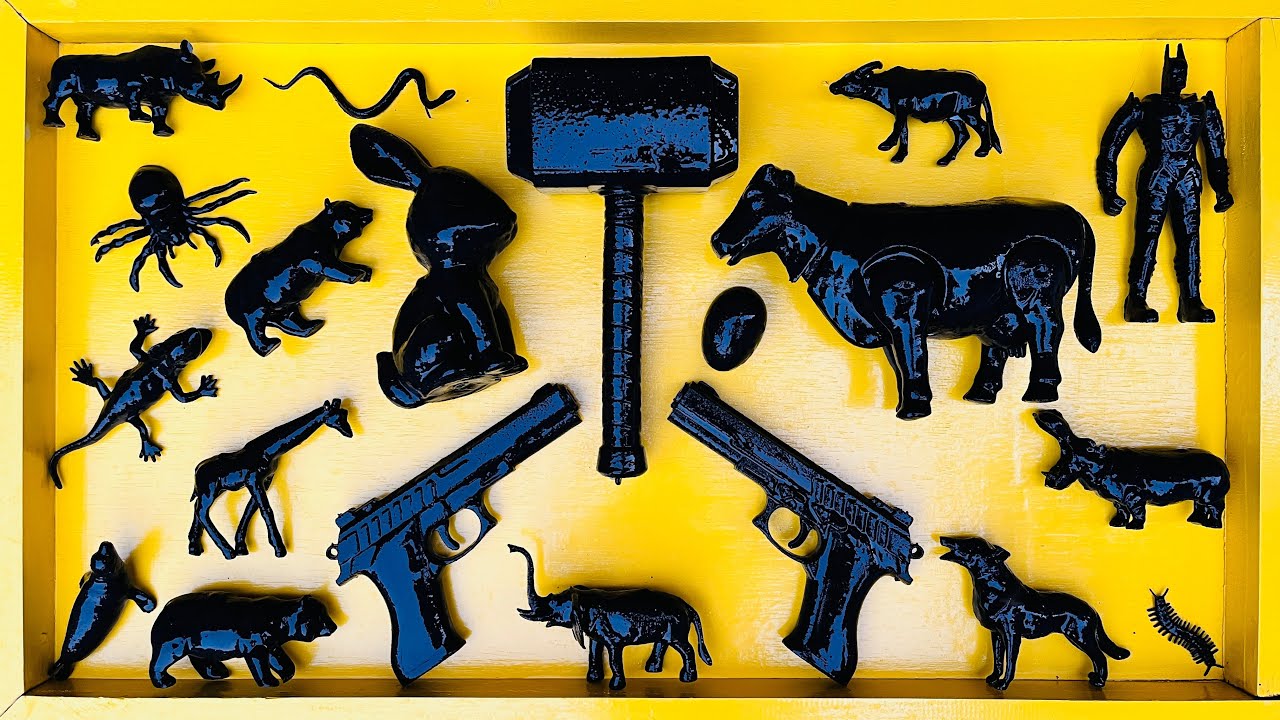 Membersihkan Hewan Sapi, Bebek, Angsa, Ayam, Gajah, panda, Rusa, Kucing, Beruang, Paus, Buaya, ular