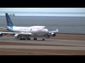 Garuda Indonesia Boeing 747-400 Landing & Take off at Nagoya (NGO)