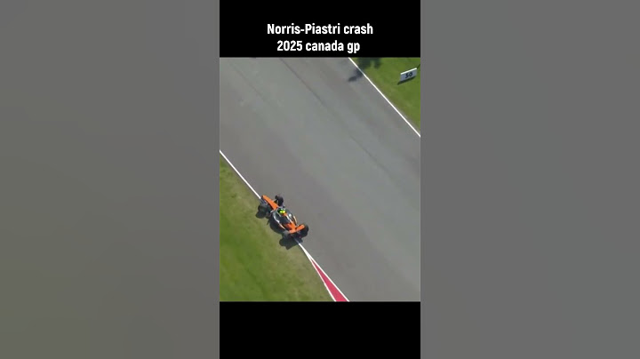 Norris-Piastri Crash 2025 Canada GP #f1 #mclaren #canadiangp