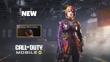*NEW* Seraph - Witch’s Holiday Skin Gameplay in COD Mobile! - Tier 30 BP Reward | Milton37LiveCODM