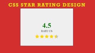 Star Rating Design Using HTML CSS And JavaScript | Clickable Star Rating Design