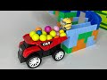 Marble Run Race ASMR Car Minion, Marble run easy fun
