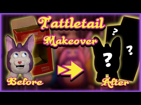 Tattletail and his Box get a Makeover! | 90's Video Game Toy | Art Restoration