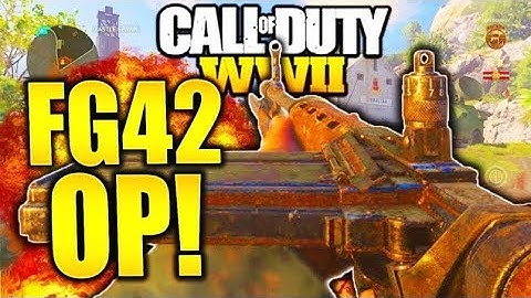ULTIMATE "FG42" EPIC CLASS SETUP! (CALL OF DUTY WW2 MULTIPLAYER GAMEPLAY)