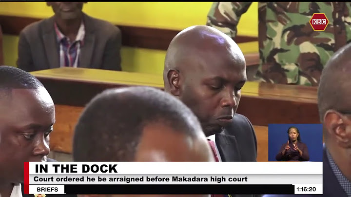 Prime suspect in Mukuru killings arraigned before a Kiambu Court