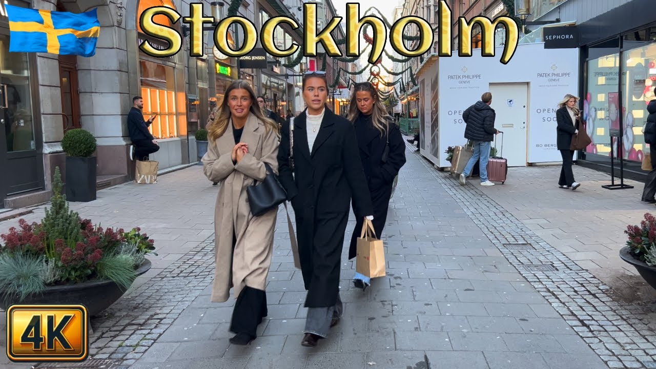 Sweden’s Beauty: Stockholm 4K Walking Tour - YouTube