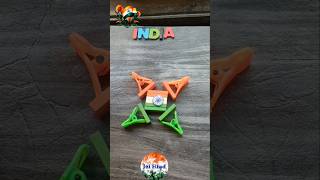 wooden dominos blocks flag 🇮🇳/republic day/independence day special/15August#indian#art#craft#shorts