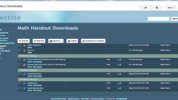 Creating a File Cabinet Web Page