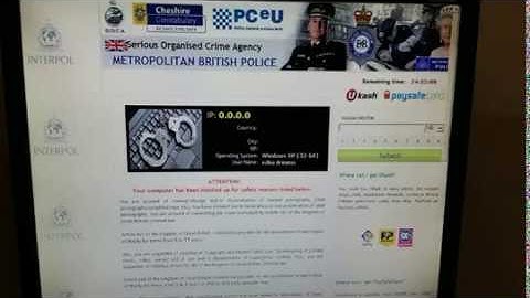 HEUR trojan virus removal or Serious organised crime agency trojan كيفية التخلص من فيروس