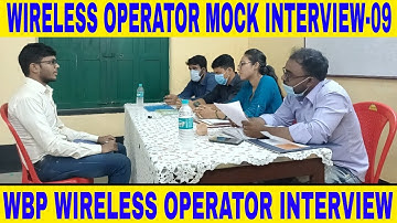 wbp wireless operator mock interview -09|| wbp wireless operator interview 2022 || by abhijit sir ||