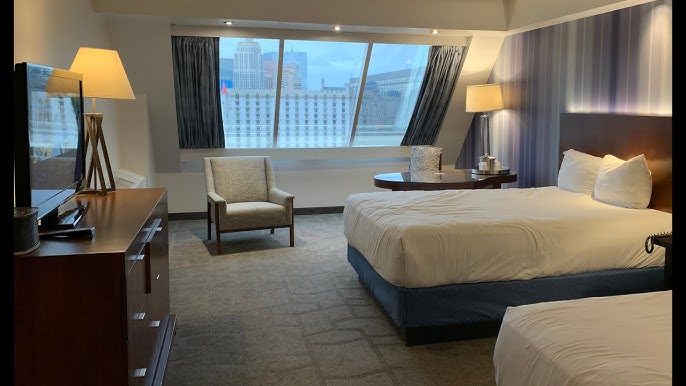 Luxor hotel room remodel stays with Egyptian theme