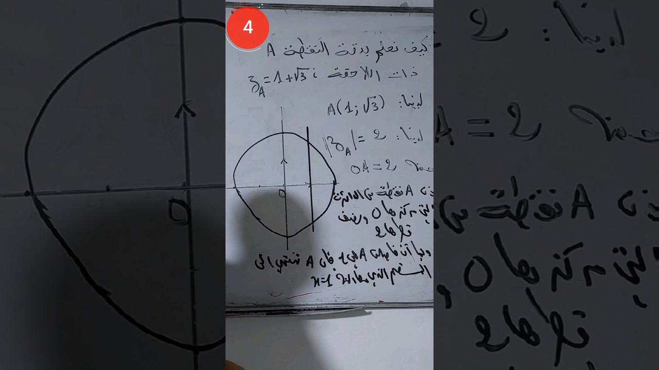 كيف نعلّم بدقة نقطة احدى احداثييها عدد اصم؟ الجزء الرابع.