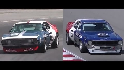 1970 and 1971 Penske AMC Javelin Trans Am 2018 Monterey Reunion Mark Donohue