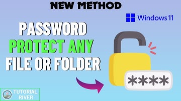 How to Password Protect ANY File Or Folder On Windows 11 [ Easy Method ] 2025