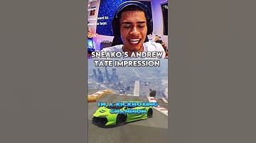 SNEAKO’s Andrew Tate IMPRESSION #shorts #andrewtate