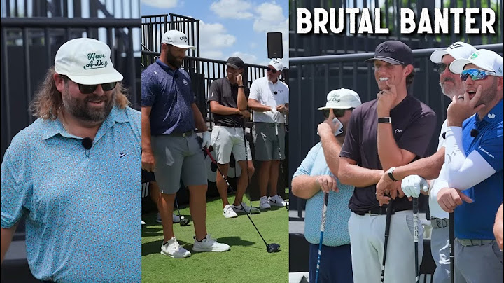 TOP LEVEL 1st Tee Trash Talk : Rahm, Phil, Bryson & Grant Horvat