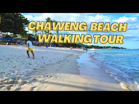 Chaweng Beach Walking Tour | Koh Samui Vlog (4K)