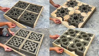 Top 5 Ideas for Beautiful Cement Square Tiles Created at the Same Time - Unique and Strange