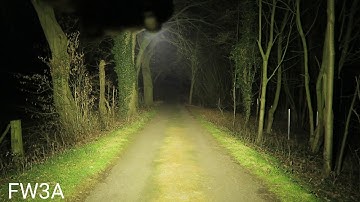 FW3A TLF BLF EDC flashlight ca. 3000 Lumen  -  Emisar D4  4xXP L HI 4000K  4300 Lumen  comparison