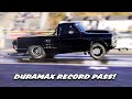 THE MISTRESS! 2200 HP! RECORD SETTING PRO STOCK 7 SEC DURAMAX DIESEL C10! BYRON DIESEL DRAGS!