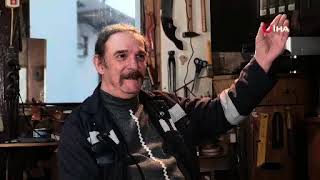 Bozulan kemençesini tamir ederken usta oldu