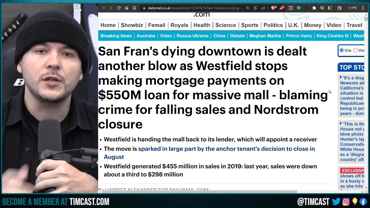 SF IS DEAD And Democrats KILLED IT, Westfield Mall SURRENDERS PROPERTY Over Crime, Rampant Drug Use