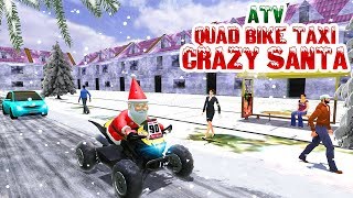 ATV Quad Bike Taxi Crazy Santa screenshot 5