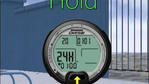 Cressi - Leonardo dive computer - Tutorial - m3s3