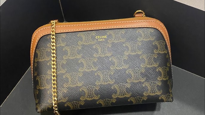 celine clutch on chain review