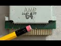 Commodore 64 C64 128 PET Easy Way To Clean Edge Connector Contacts Cartridge ERASER - Episode 3914