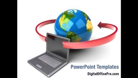 Internet Global PowerPoint Template Backgrounds - DigitalOfficePro #07433