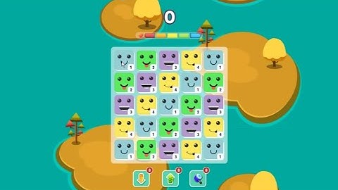 Puzzle game merge face score 455