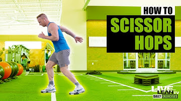 How To Do FAST FEET SCISSOR HOPS | Exercise Demonstration Video and Guide