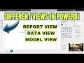 Different views in power bireport viewdata viewmodel view