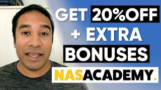 THE ONLY COUPON CODE THAT GIVES YOU 20% NAS ACADEMY DISCOUNT + FREE BONUS PROMO