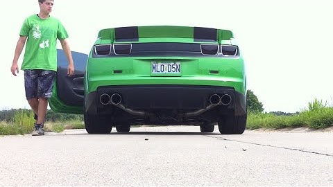 2011 Camaro SS Muffler Delete -Before and After