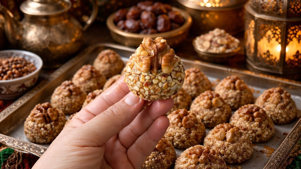 غريبة معسلة بلوز وزنجلان والمشماش من اروع الغريبات لممكن تجربي 