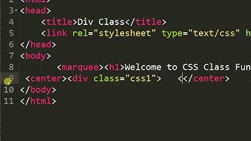 Lecture 5 CSS using Sublime Editor and Chrome