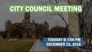 Salt Lake City Council Public Hearings: December 13, 2016