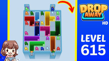 Drop Away Level 615 Solution Walkthrough